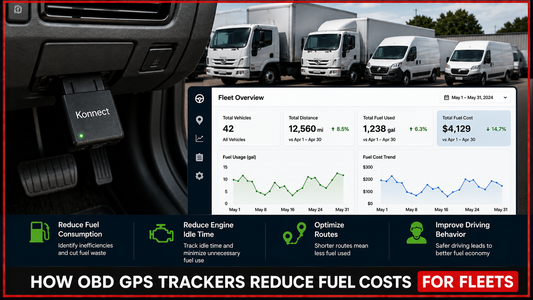 How OBD GPS Trackers Reduce Fuel Costs for Fleets