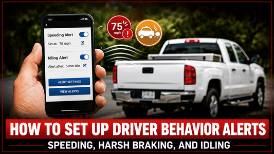 How to Set Up Driver Behavior Alerts for Speeding & Idling