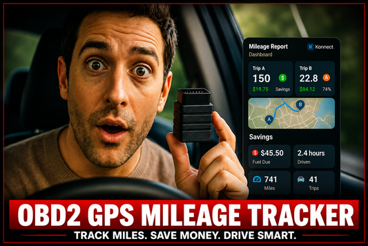 OBD GPS Mileage Tracker | Plug In & Log Miles Automatically