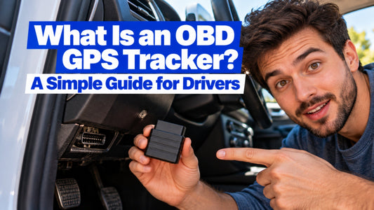Man Showing the Konnect OBD Tracker