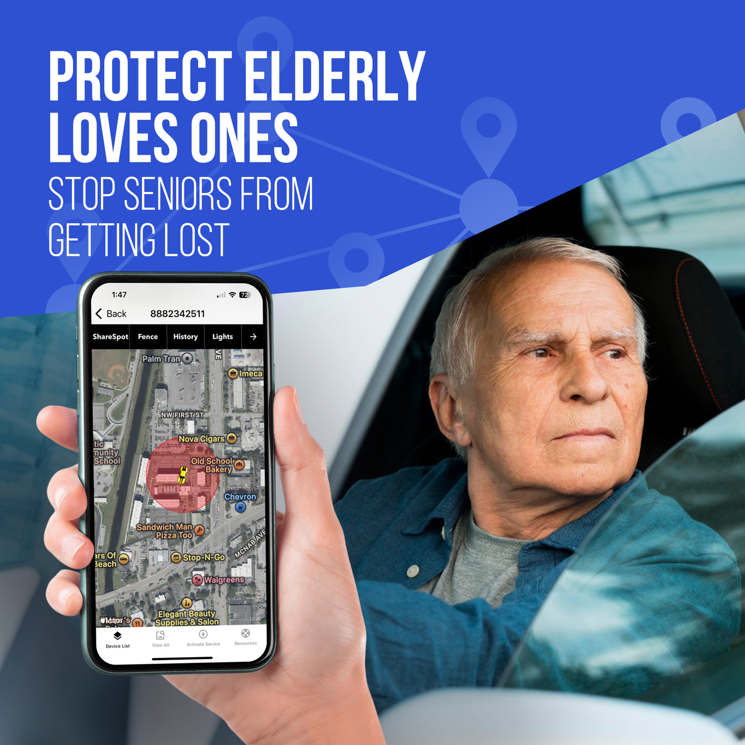 Senior GPS Car Tracker