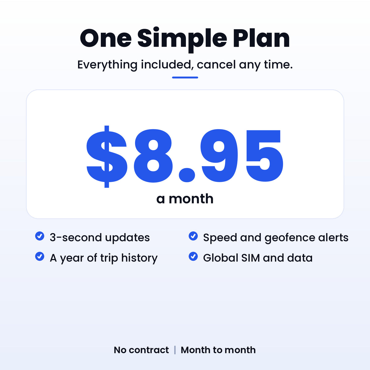 Konnect Senior GPS Vehicle Tracker Data Plan