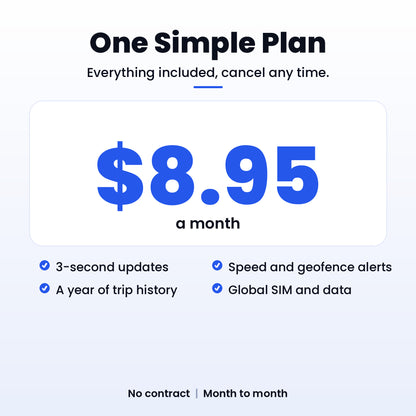 Konnect Senior GPS Vehicle Tracker Data Plan